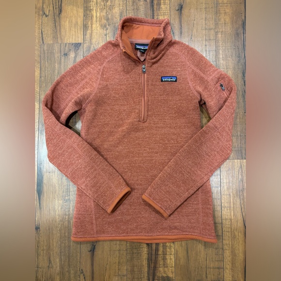 Patagonia Women’s Better Sweater 1/4 Zip Orange XS - Picture 10 of 10